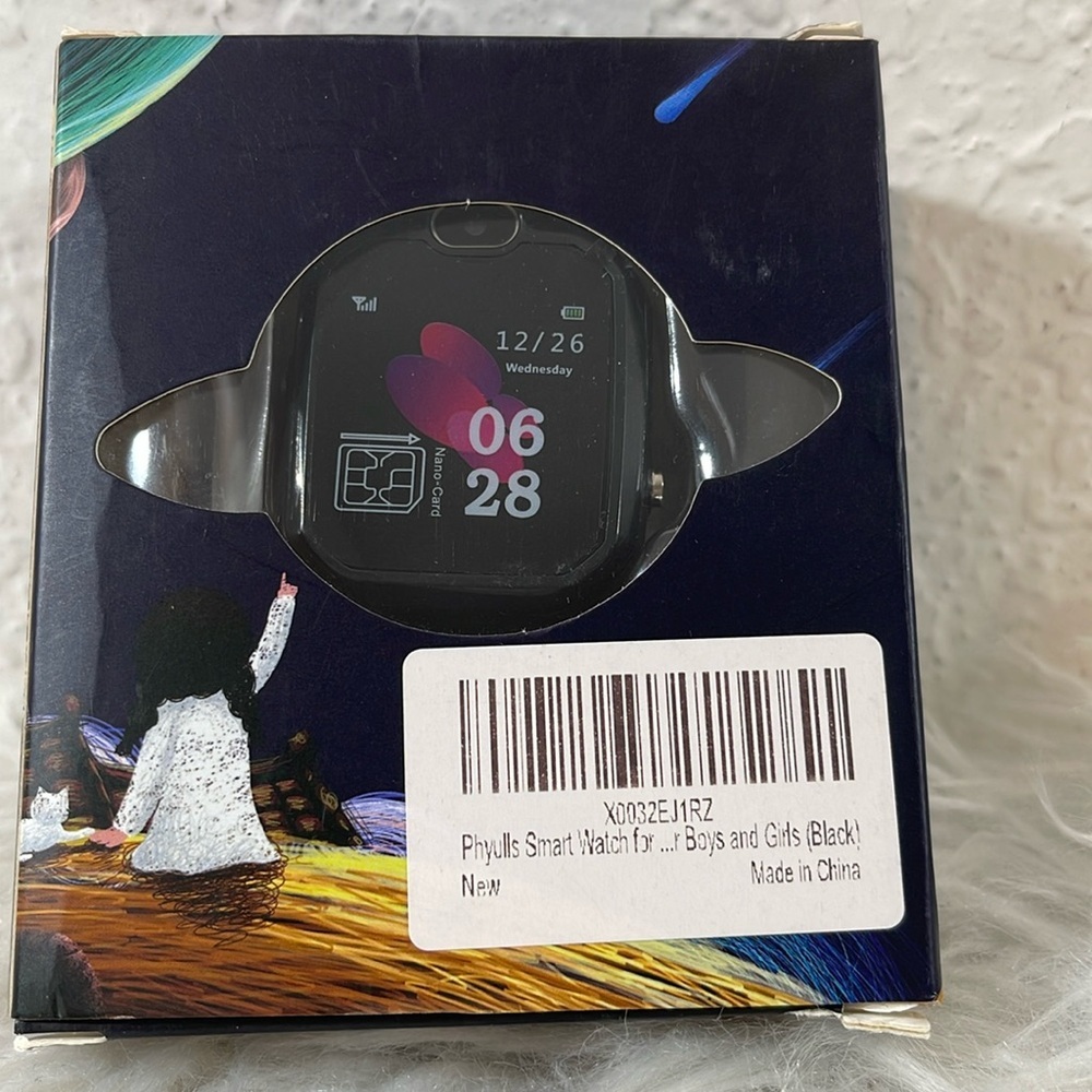 Kids Smart Watch Black Camera SOS Call Phone SIM GSM Game Watches Boys Girls NEW